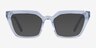Caitlin Crystal Light Blue AcetateEyeglass Frames from EyeBuyDirect, with Tinted Lenses