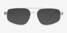 Meditate Crystal Clear AcetateEyeglass Frames from EyeBuyDirect, with Tinted Lenses