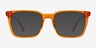 Ambition Crystal Orange AcetateEyeglass Frames from EyeBuyDirect, with Tinted Lenses