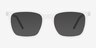 Accelerate Matte Clear PlasticEyeglass Frames from EyeBuyDirect, with Tinted Lenses
