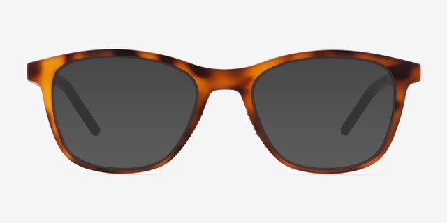 Upward Matte Tortoise PlasticEyeglass Frames from EyeBuyDirect, with Tinted Lenses
