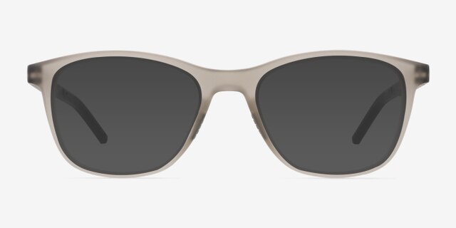 Upward Matte Crystal Gray PlasticEyeglass Frames from EyeBuyDirect, with Tinted Lenses