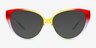 Pride On Multicolore PlastiqueMontures de lunettes de vue d'EyeBuyDirect, Avec des Verres Teintés