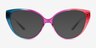 Pride On Purple Pink Rainbow PlasticEyeglass Frames from EyeBuyDirect, with Tinted Lenses