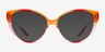 Pride On Orange Pink PlasticEyeglass Frames from EyeBuyDirect, with Tinted Lenses