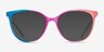 Positivity Purple Pink Rainbow PlastiqueMontures de lunettes de vue d'EyeBuyDirect, Avec des Verres Teintés