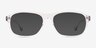 Nicolas Clear AcetateEyeglass Frames from EyeBuyDirect, with Tinted Lenses