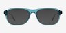 Nicolas Clear Blue Green AcetateEyeglass Frames from EyeBuyDirect, with Tinted Lenses