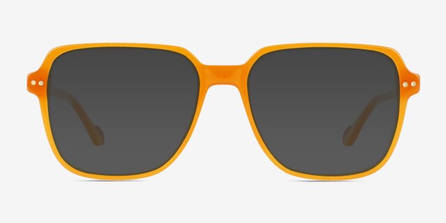 Brooke Orange AcetateEyeglass Frames from EyeBuyDirect, with Tinted Lenses