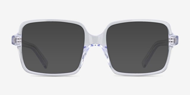 Marie Clear AcetateEyeglass Frames from EyeBuyDirect, with Tinted Lenses
