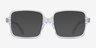 Marie Clear AcetateEyeglass Frames from EyeBuyDirect, with Tinted Lenses