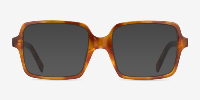 Marie Tortoise AcetateEyeglass Frames from EyeBuyDirect, with Tinted Lenses