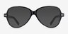 Shea Black AcetateEyeglass Frames from EyeBuyDirect, with Tinted Lenses