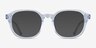 Justin Clear Blue AcetateEyeglass Frames from EyeBuyDirect, with Tinted Lenses