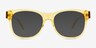 Abe Clear Yellow AcetateEyeglass Frames from EyeBuyDirect, with Tinted Lenses