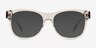 Abe Clear Gray AcetateEyeglass Frames from EyeBuyDirect, with Tinted Lenses