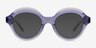 Magritte Clear Purple AcétateMontures de lunettes de vue d'EyeBuyDirect, Avec des Verres Teintés