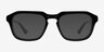 Carrington Black AcetateEyeglass Frames from EyeBuyDirect, with Tinted Lenses