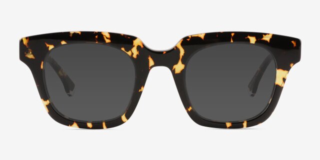 Ray Spotty Tortoise AcetateEyeglass Frames from EyeBuyDirect, with Tinted Lenses