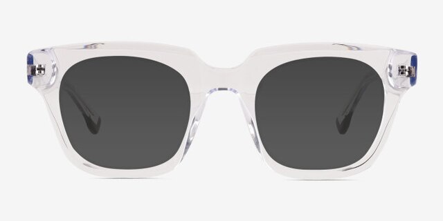 Ray Clear AcetateEyeglass Frames from EyeBuyDirect, with Tinted Lenses