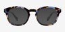 Duchamp Blue Tortoise AcetateEyeglass Frames from EyeBuyDirect, with Tinted Lenses