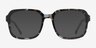 Trouble Blue Tortoise Clear AcetateEyeglass Frames from EyeBuyDirect, with Tinted Lenses