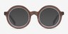 Ruckus Clear Brown AcetateEyeglass Frames from EyeBuyDirect, with Tinted Lenses