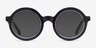 Ruckus Black Clear Gray AcetateEyeglass Frames from EyeBuyDirect, with Tinted Lenses