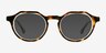 Discord Tortoise Clear AcetateEyeglass Frames from EyeBuyDirect, with Tinted Lenses