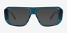 Risk Clear Blue AcetateEyeglass Frames from EyeBuyDirect, with Tinted Lenses