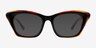 Havoc Black Tortoise AcetateEyeglass Frames from EyeBuyDirect, with Tinted Lenses