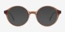 Vex Clear Brown Blue AcetateEyeglass Frames from EyeBuyDirect, with Tinted Lenses