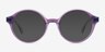 Vex Clear Purple Blue AcetateEyeglass Frames from EyeBuyDirect, with Tinted Lenses