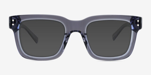 Jam Clear Gray AcetateEyeglass Frames from EyeBuyDirect, with Tinted Lenses