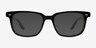 Pacific Black AcetateEyeglass Frames from EyeBuyDirect, with Tinted Lenses