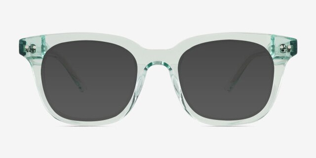 Romy Clear Green AcetateEyeglass Frames from EyeBuyDirect, with Tinted Lenses