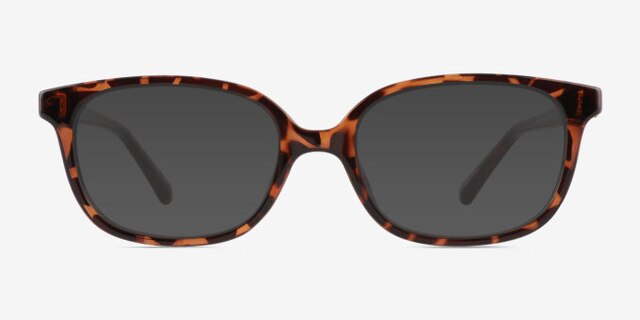 Ferb Tortoise PlasticEyeglass Frames from EyeBuyDirect, with Tinted Lenses