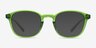 Skydrop Clear Green PlasticEyeglass Frames from EyeBuyDirect, with Tinted Lenses
