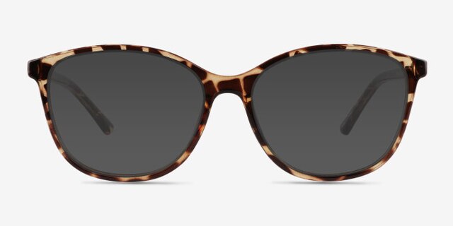 Sloane Light Tortoise PlasticEyeglass Frames from EyeBuyDirect, with Tinted Lenses