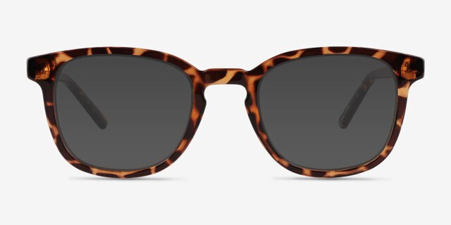 Tegan Tortoise PlasticEyeglass Frames from EyeBuyDirect, with Tinted Lenses