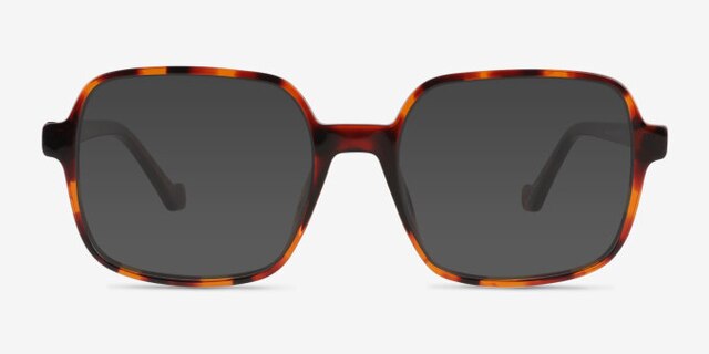 Lior Tortoise PlasticEyeglass Frames from EyeBuyDirect, with Tinted Lenses