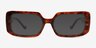 Tully Tortoise PlasticEyeglass Frames from EyeBuyDirect, with Tinted Lenses