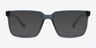 Seraph Clear Blue PlasticEyeglass Frames from EyeBuyDirect, with Tinted Lenses