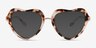 Ever Ivory Tortoise AcetateEyeglass Frames from EyeBuyDirect, with Tinted Lenses
