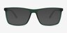 Wp Crystal Dark Green PlasticEyeglass Frames from EyeBuyDirect, with Tinted Lenses