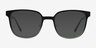 GG Black Green PlasticEyeglass Frames from EyeBuyDirect, with Tinted Lenses
