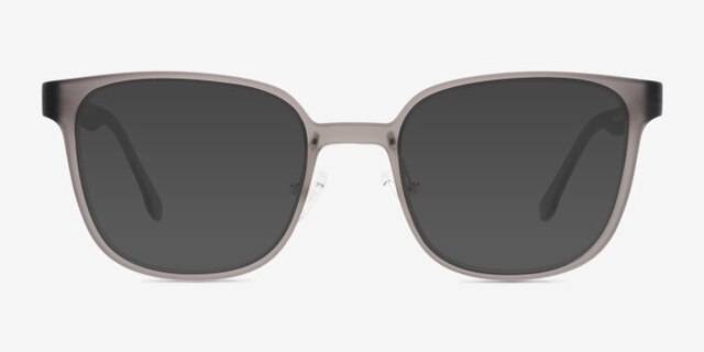 GG Gris PlastiqueMontures de lunettes de vue d'EyeBuyDirect, Avec des Verres Teintés
