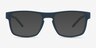 Lvl Matte Navy PlastiqueMontures de lunettes de vue d'EyeBuyDirect, Avec des Verres Teintés