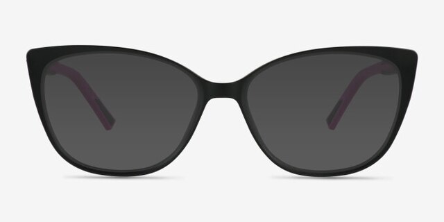 Ign Matte Black PlastiqueMontures de lunettes de vue d'EyeBuyDirect, Avec des Verres Teintés