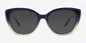 Billow Blue Brown AcetateEyeglass Frames from EyeBuyDirect, with Tinted Lenses